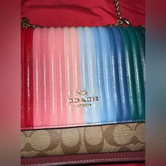 Colorful coach purse - Picture 1 of 9